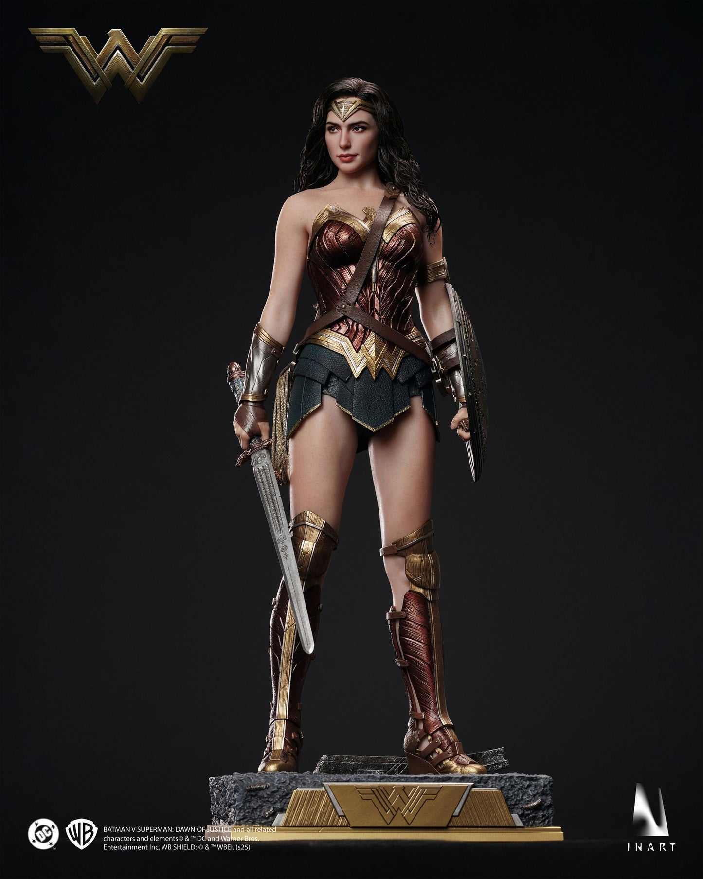 Pre Order Batman V Superman: Dawn of Justice Wonder Woman - InArt 1/6 Scale Figure