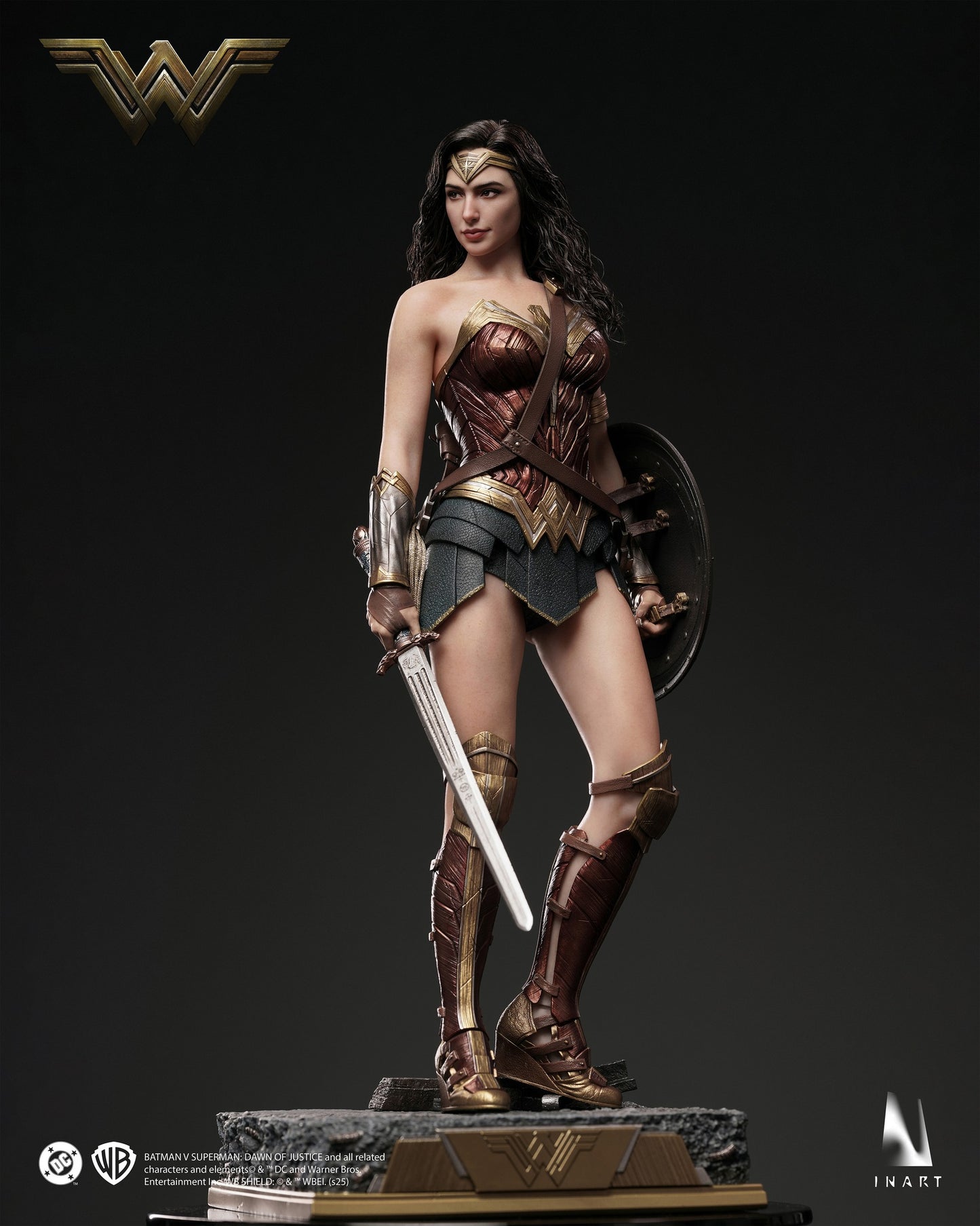 Pre Order Batman V Superman: Dawn of Justice Wonder Woman - InArt 1/6 Scale Figure