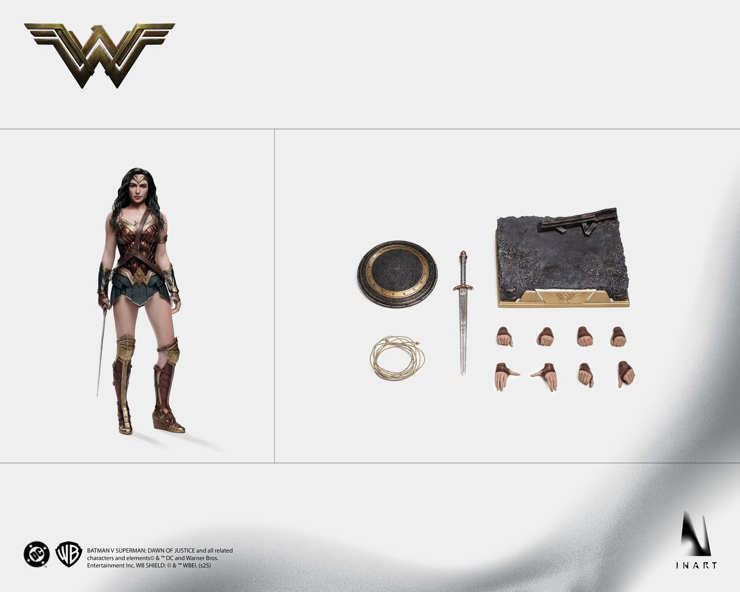 Pre Order Batman V Superman: Dawn of Justice Wonder Woman - InArt 1/6 Scale Figure