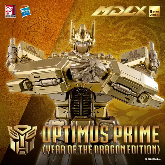 Optimus Prime Year of the Dragon Edition - Threezero MDLX Articulated Action Figure Transformers