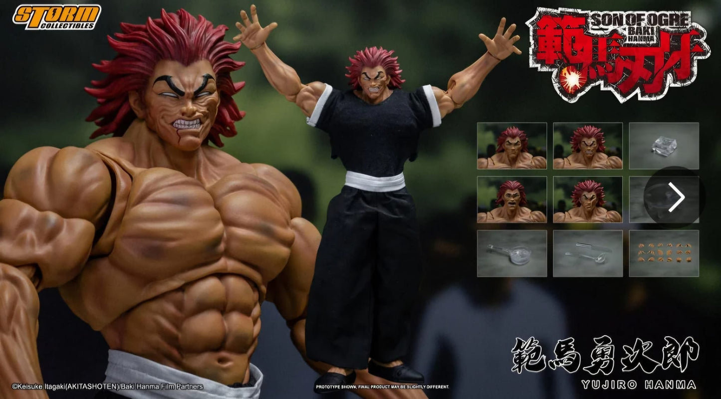 Yujiro Hanma Battle Damaged Wonderfest Exclusive "Baki Hanma: Son of Ogre" - Storm Collectibles Action Figure