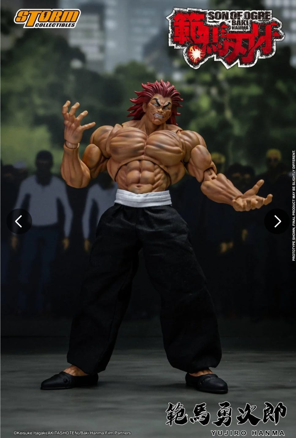 Yujiro Hanma Battle Damaged Wonderfest Exclusive "Baki Hanma: Son of Ogre" - Storm Collectibles Action Figure