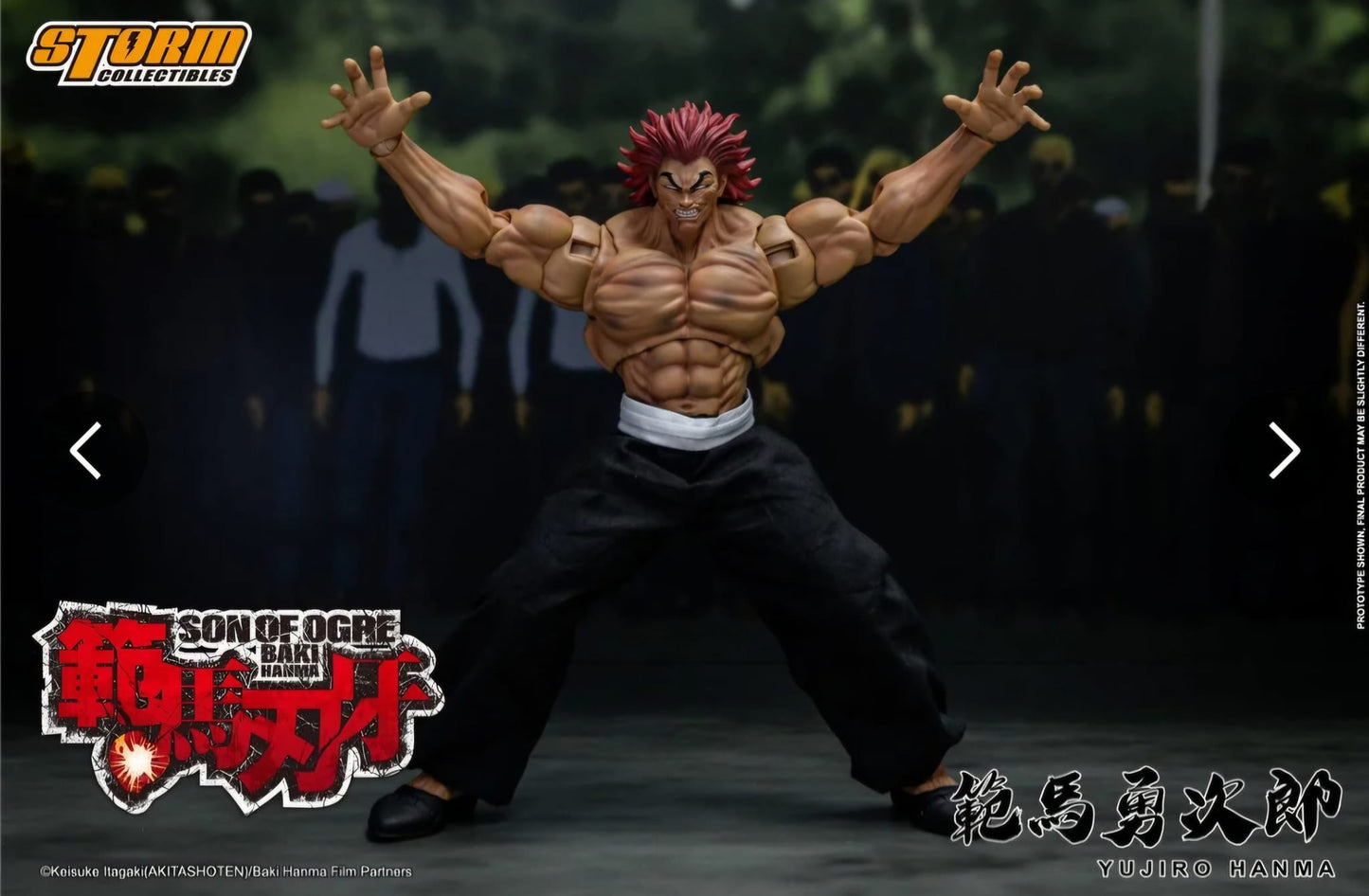 Yujiro Hanma Battle Damaged Wonderfest Exclusive "Baki Hanma: Son of Ogre" - Storm Collectibles Action Figure