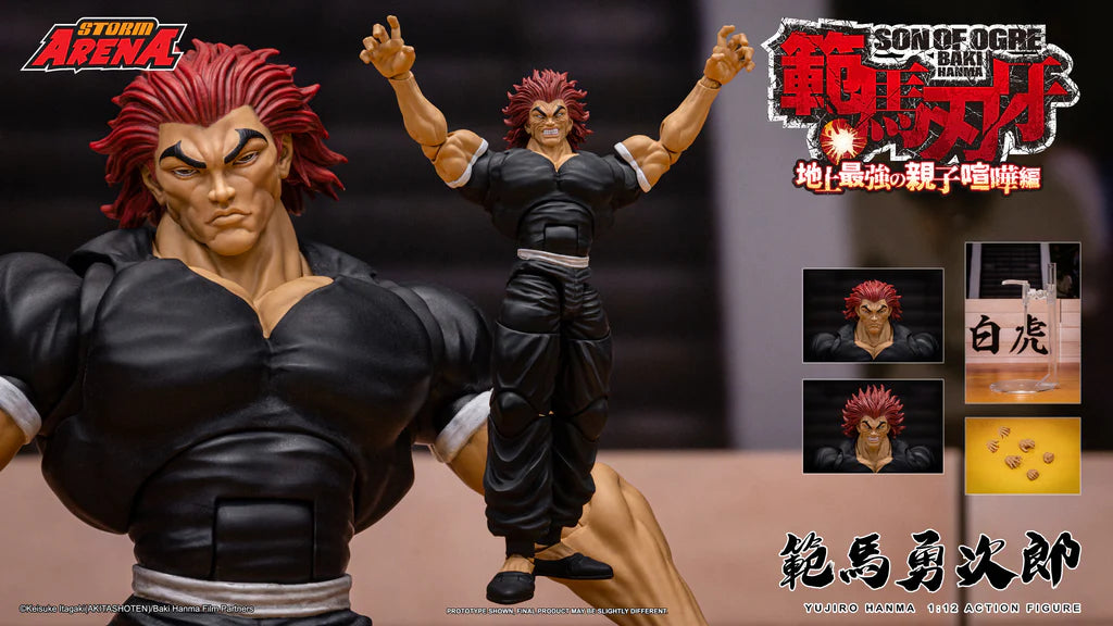 Storm Arena Yujiro Hanma "Baki Hanma: Son of Ogre" 1/12 Scale Action Figure | Storm Collectibles
