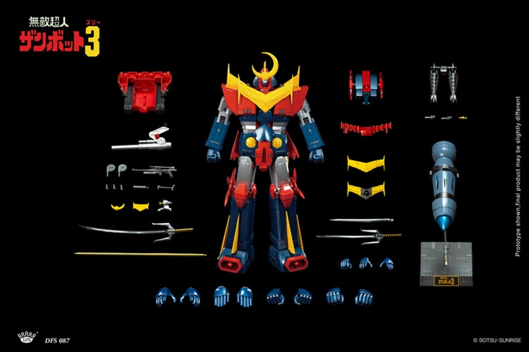 King Arts Invincible Super Man Zambot 3 DFS087 Diecast Figure Series | King Arts