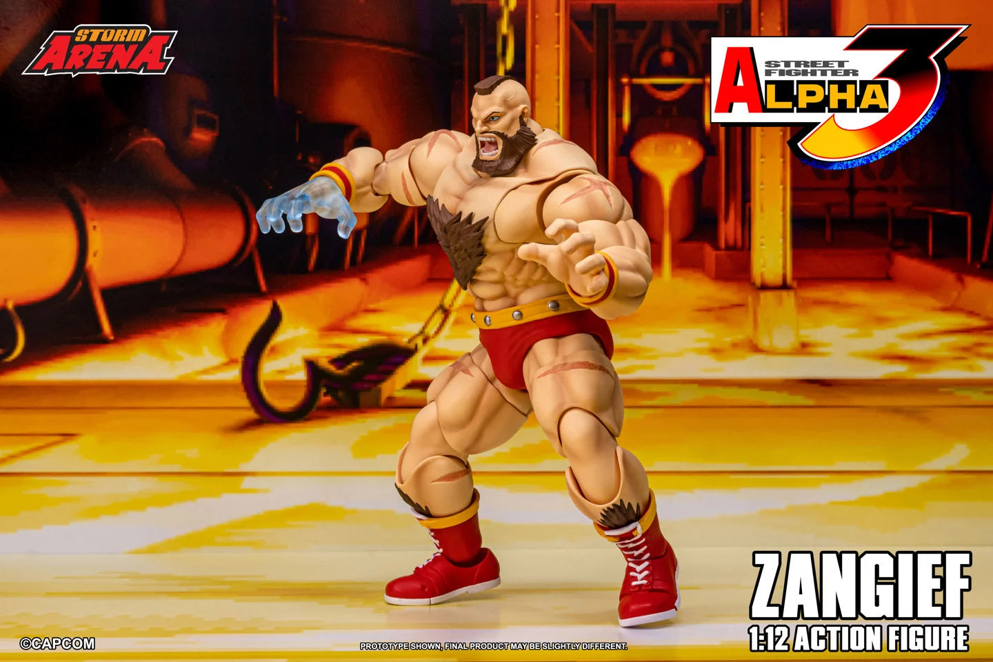 Storm Arena Zangief "Street Fighter Alpha 3" | Storm Collectibles 1/12 Scale Action Figure