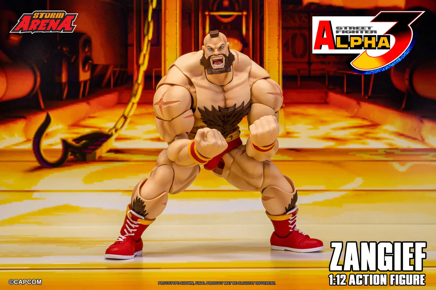 Storm Arena Zangief "Street Fighter Alpha 3" | Storm Collectibles 1/12 Scale Action Figure