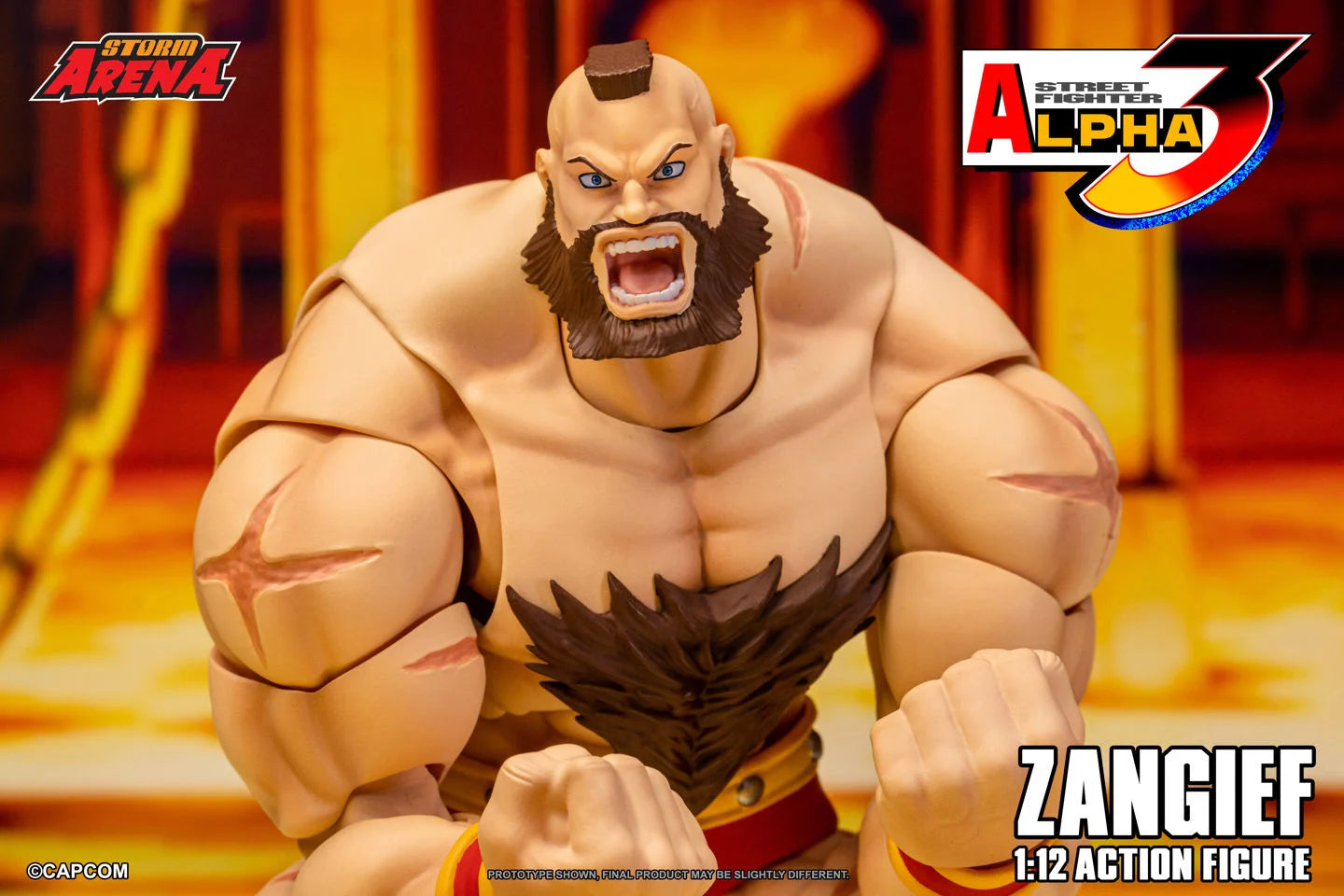 Storm Arena Zangief "Street Fighter Alpha 3" | Storm Collectibles 1/12 Scale Action Figure