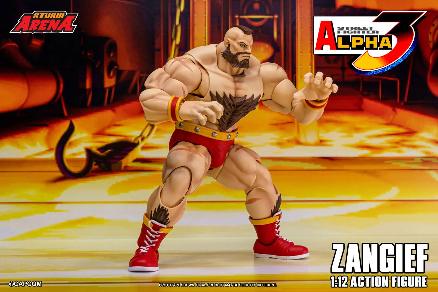 Storm Arena Zangief "Street Fighter Alpha 3" | Storm Collectibles 1/12 Scale Action Figure