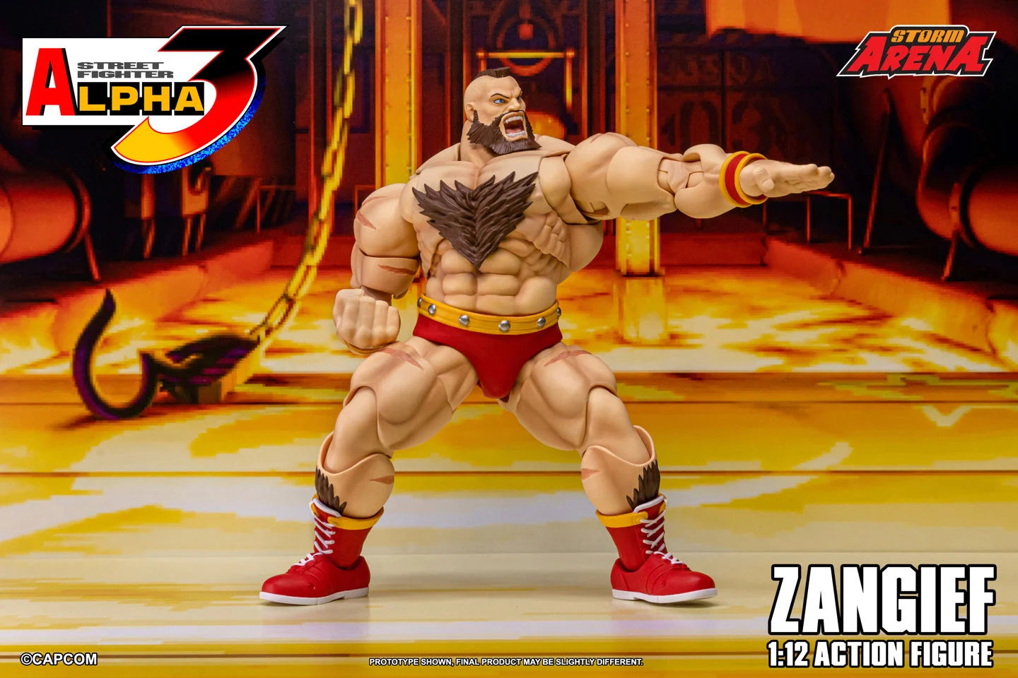 Storm Arena Zangief "Street Fighter Alpha 3" | Storm Collectibles 1/12 Scale Action Figure
