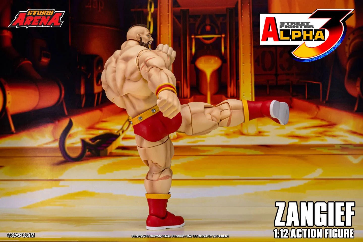 Storm Arena Zangief "Street Fighter Alpha 3" | Storm Collectibles 1/12 Scale Action Figure