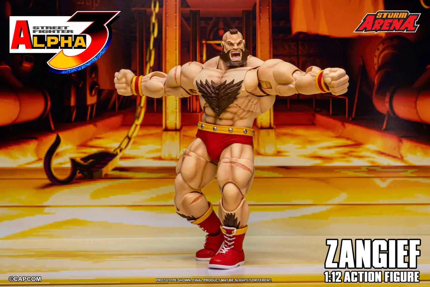 Storm Arena Zangief "Street Fighter Alpha 3" | Storm Collectibles 1/12 Scale Action Figure