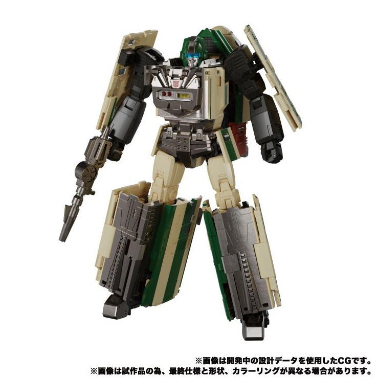 MPG-03 Trainbot Yukikaze, Action Figure Trasformabile, Tripla Modalità, Set Con Armi E Libretto, Per Collezionisti